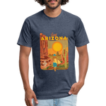 SURF ARIZONA T-Shirt - heather navy