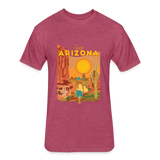 SURF ARIZONA T-Shirt - heather burgundy