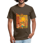 SURF ARIZONA T-Shirt - heather espresso