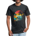 SURF SUNSET T-Shirt - heather black