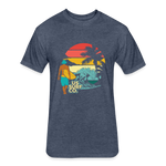 SURF SUNSET T-Shirt - heather navy