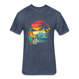 SURF SUNSET T-Shirt - heather navy