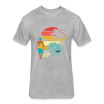 SURF SUNSET T-Shirt - heather gray