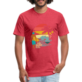 SURF SUNSET T-Shirt - heather red