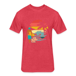 SURF SUNSET T-Shirt - heather red