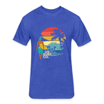 SURF SUNSET T-Shirt - heather royal