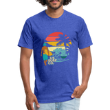 SURF SUNSET T-Shirt - heather royal