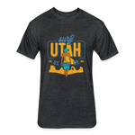 SURF UTAH T-shirt - heather black