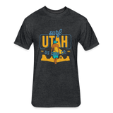 SURF UTAH T-shirt - heather black