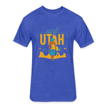 SURF UTAH T-shirt - heather royal