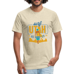 SURF UTAH T-shirt - heather cream