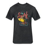 SURF BIKER T-Shirt - heather black