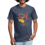 SURF BIKER T-Shirt - heather navy