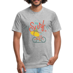 SURF BIKER T-Shirt - heather gray