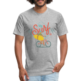 SURF BIKER T-Shirt - heather gray