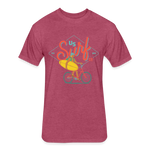 SURF BIKER T-Shirt - heather burgundy