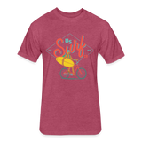 SURF BIKER T-Shirt - heather burgundy