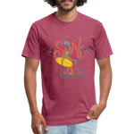 SURF BIKER T-Shirt - heather burgundy