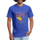 SURF BIKER T-Shirt - heather royal