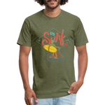 SURF BIKER T-Shirt - heather military green