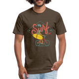 SURF BIKER T-Shirt - heather espresso