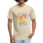 SURF BIKER T-Shirt - heather cream