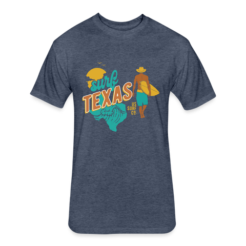 SURF TEXAS T-Shirt - heather navy