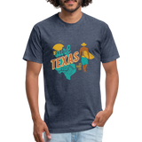 SURF TEXAS T-Shirt - heather navy