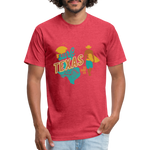 SURF TEXAS T-Shirt - heather red