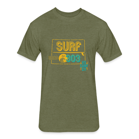 SURF the 303 T-Shirt - heather military green