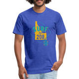 SURF the 208 T-Shirt - heather royal