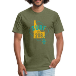 SURF the 208 T-Shirt - heather military green