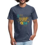 SURF the 214 T-Shirt - heather navy