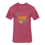 SURF the 214 T-Shirt - heather burgundy