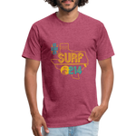 SURF the 214 T-Shirt - heather burgundy