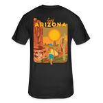 US SURF Co Surf ARIZONA 2-sided T-Shirt (dark) - black