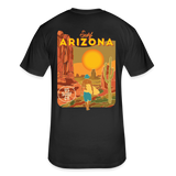 US SURF Co Surf ARIZONA 2-sided T-Shirt (dark) - black