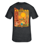 US SURF Co Surf ARIZONA 2-sided T-Shirt (dark) - heather black