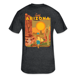 US SURF Co Surf ARIZONA 2-sided T-Shirt (dark) - heather black