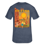 US SURF Co Surf ARIZONA 2-sided T-Shirt (dark) - heather navy