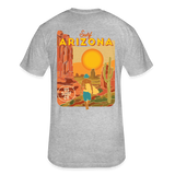 US SURF Co Surf ARIZONA 2-sided T-Shirt (dark) - heather gray