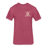 US SURF Co Surf ARIZONA 2-sided T-Shirt (dark) - heather burgundy