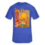 US SURF Co Surf ARIZONA 2-sided T-Shirt (dark) - heather royal