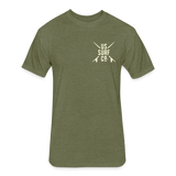 US SURF Co Surf ARIZONA 2-sided T-Shirt (dark) - heather military green