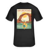 US SURF Co Surf LAKE POWELL 2-sided T-Shirt (dark) - black