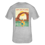 US SURF Co Surf LAKE POWELL 2-sided T-Shirt (dark) - heather gray