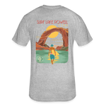 US SURF Co LAKE POWELL 2-Sided T-Shirt (light) - heather gray