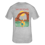 US SURF Co LAKE POWELL 2-Sided T-Shirt (light) - heather gray