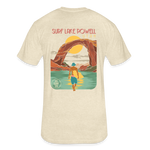 US SURF Co LAKE POWELL 2-Sided T-Shirt (light) - heather cream