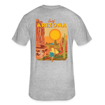 US SURF Co Surf ARIZONA 2-Sided T-Shirt (light) - heather gray